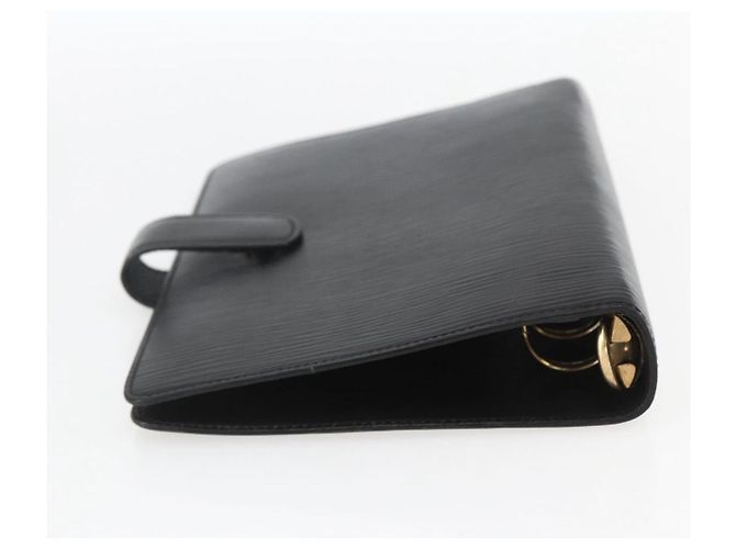 CUBIERTA DE AGENDA MM EPI NEGRA LOUIS VUITTON R20042 LV Auth BA9435 Negro - vista 5