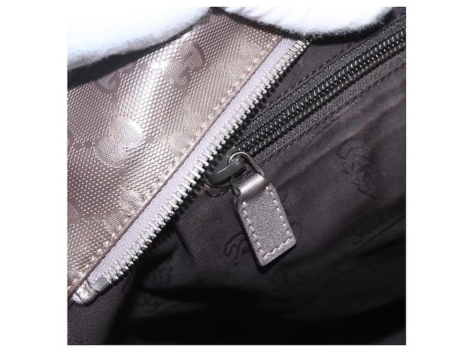 GUCCI GG Implementierung Tote Bag PVC Silber 211137 Auth BA9306 - Ansicht 19