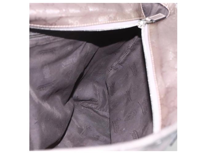 GUCCI GG Implementierung Tote Bag PVC Silber 211137 Auth BA9306 - Ansicht 20