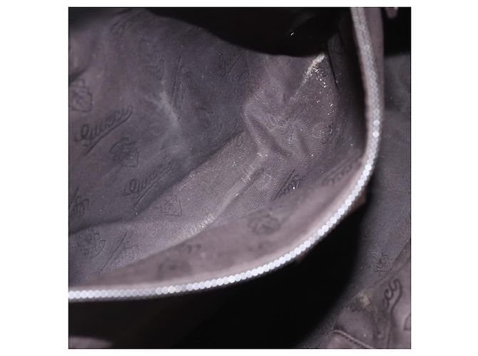 GUCCI GG Implementierung Tote Bag PVC Silber 211137 Auth BA9306 - Ansicht 22