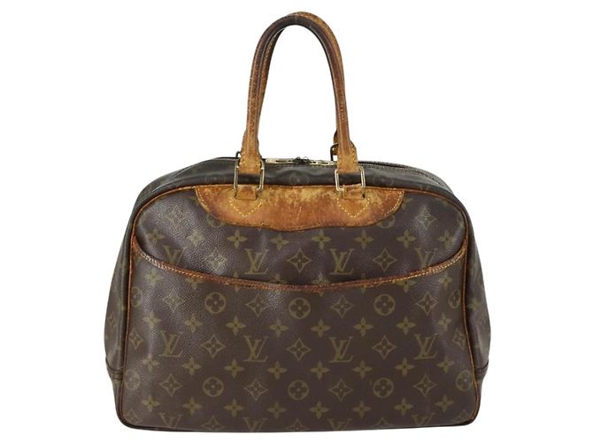 LOUIS VUITTON Borsa a Mano Monogram Deauville M47270 LV Auth ka1385 Monogramma - vista 13