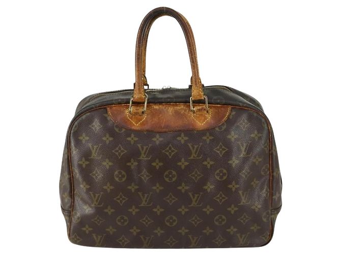 LOUIS VUITTON Borsa a Mano Monogram Deauville M47270 LV Auth ka1385 Monogramma - vista 2