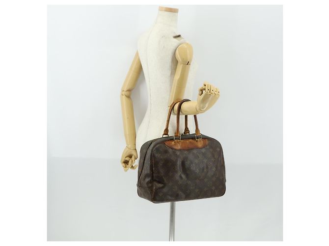 LOUIS VUITTON Borsa a Mano Monogram Deauville M47270 LV Auth ka1385 Monogramma - vista 23