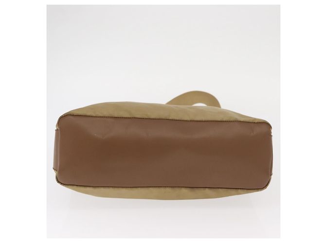 Borsa a Spalla PRADA Nylon Beige Oro Auth 160150 D'oro - vista 5