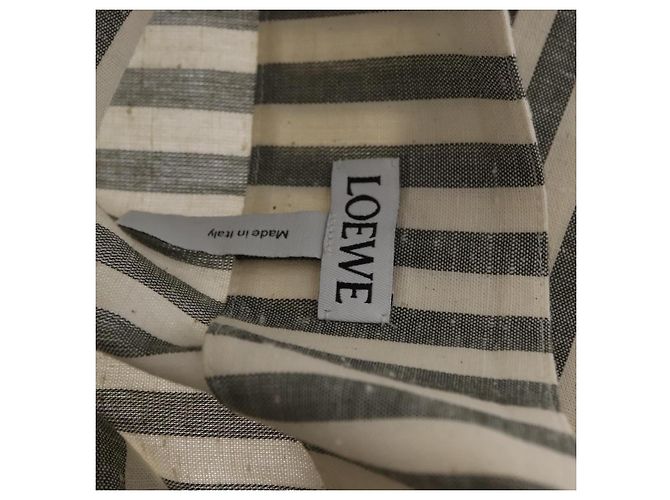LOEWE Rock Baumwolle Grau Auth 154092 Braun - Ansicht 7