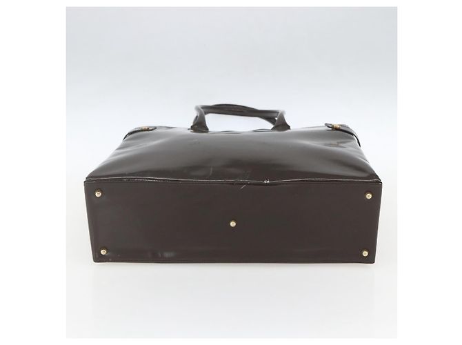 Borsa Tote GUCCI Smalto Marrone Oro Auth bs31888 D'oro - vista 5