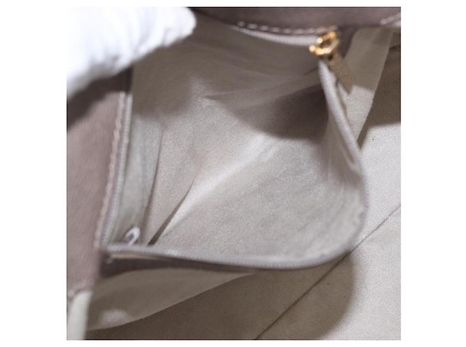 Borsa Tote in pelle Sasha S di Jimmy Choo Argento Oro Auth BA9248 D'oro - vista 12