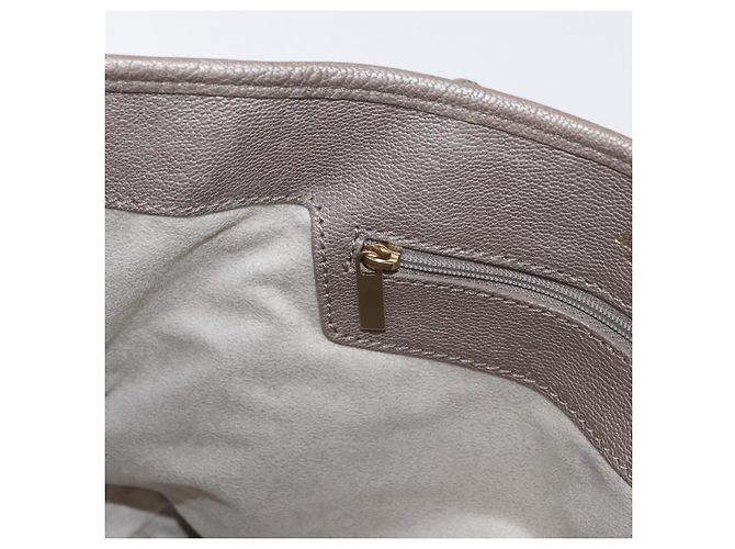 Borsa Tote in pelle Sasha S di Jimmy Choo Argento Oro Auth BA9248 D'oro - vista 19