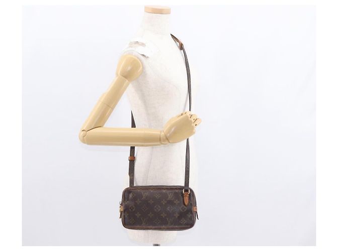 LOUIS VUITTON Borsa a Spalla Monogram Marly Bandouliere M51828 LV Auth 159203 Monogramma - vista 21