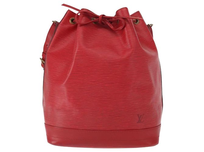 LOUIS VUITTON Borsa a Spalla Epi Noe Rossa M44007 LV Auth 158236 Rosso - vista 13
