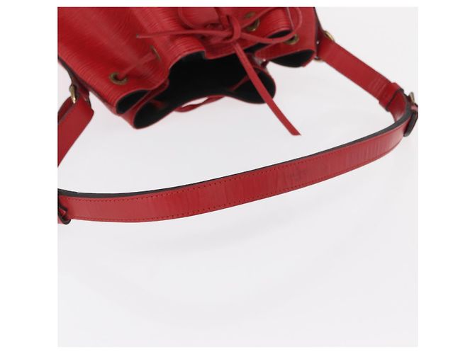 LOUIS VUITTON Borsa a Spalla Epi Noe Rossa M44007 LV Auth 158236 Rosso - vista 7