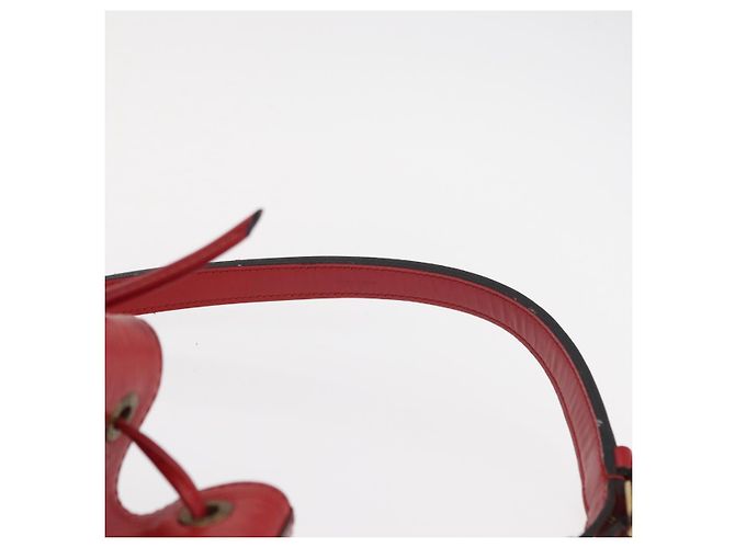 LOUIS VUITTON Borsa a Spalla Epi Noe Rossa M44007 LV Auth 158236 Rosso - vista 8