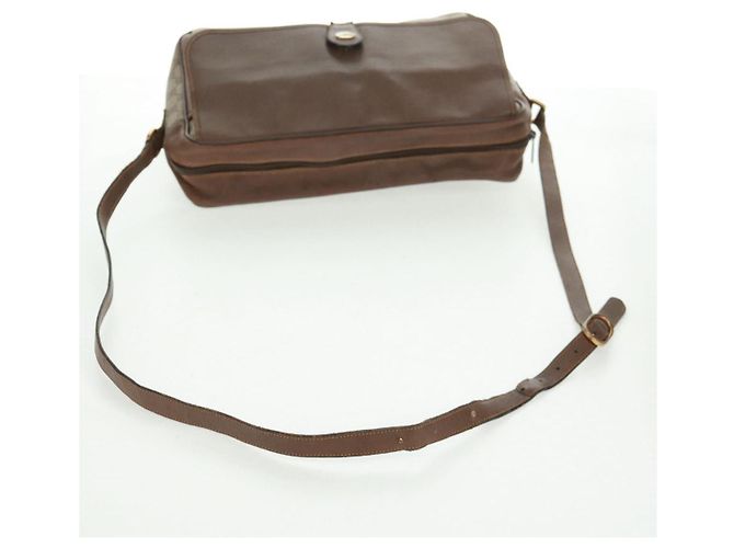 Borsa Gucci GG Supreme Web Sherry Line in PVC beige e oro 904 02 064 Auth bs32049 D'oro - vista 7