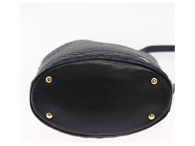 BALLY Borsa a Spalla a Catena Pelle Blu Navy Oro Auth 159580 D'oro - vista 5