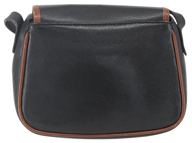 Céline Borsa a Spalla in Pelle Nera e Oro Auth BA9422 Nero D'oro - vista 2