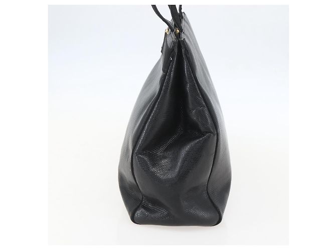 Borsa Tote Vala in pelle nera e oro Salvatore Ferragamo Auth am10419 Nero D'oro - vista 4