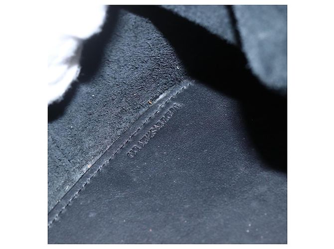 Borsa a Spalla LOEWE in Pelle Nera Argento Autentica bs32120 Nero - vista 12
