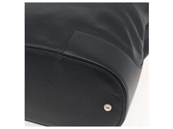 Borsa a Spalla LOEWE in Pelle Nera Argento Autentica bs32120 Nero - vista 15