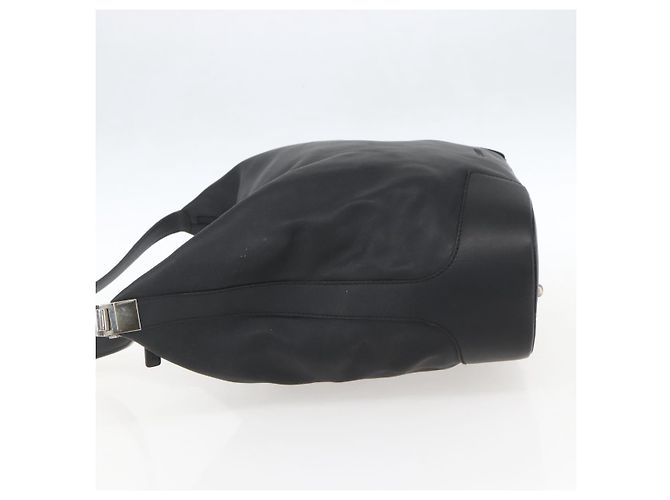 Borsa a Spalla LOEWE in Pelle Nera Argento Autentica bs32120 Nero - vista 3