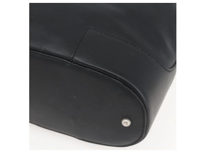 Borsa a Spalla LOEWE in Pelle Nera Argento Autentica bs32120 Nero - vista 9