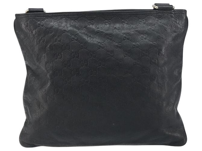 Borsa a Spalla in Tela GG Guccissima in Pelle Nera e Oro 201446 Auth am10066 Nero D'oro - vista 2