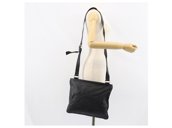 Borsa a Spalla in Tela GG Guccissima in Pelle Nera e Oro 201446 Auth am10066 Nero D'oro - vista 23