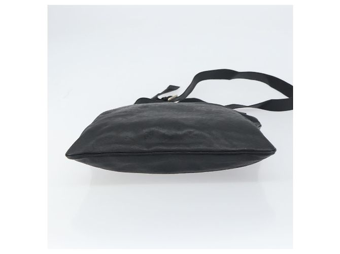 Borsa a Spalla in Tela GG Guccissima in Pelle Nera e Oro 201446 Auth am10066 Nero D'oro - vista 5