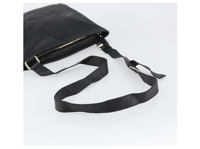Borsa a Spalla in Tela GG Guccissima in Pelle Nera e Oro 201446 Auth am10066 Nero D'oro - vista 7