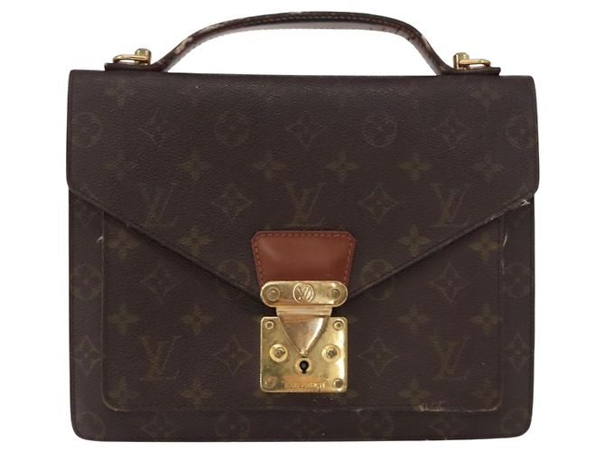 LOUIS VUITTON Borsa a Spalla Monceau 26 Monogram M51187 LV Auth gh1584 Monogramma - vista 13