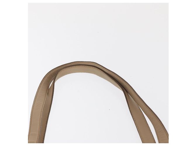 Borsa tote Vicetos Logogram MCM in pelle PVC 2 in 1 beige oro Auth ka1395 D'oro - vista 14