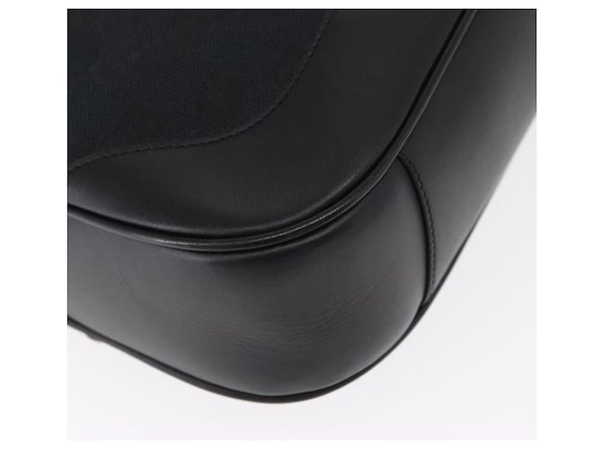 Bolsa de mão GUCCI Bamboo GG Canvas 2way Preto Prata 001 4095 Auth 159780 - vista 17