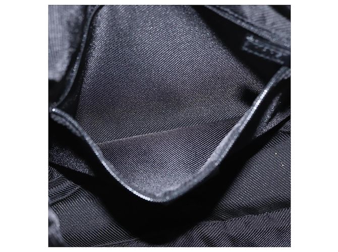 Bolsa de mão GUCCI Bamboo GG Canvas 2way Preto Prata 001 4095 Auth 159780 - vista 22