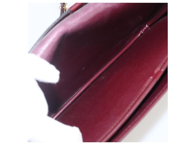 Borsa a Spalla in Tela Trotter Christian Dior PVC Rosso Oro Auth 159229 - vista 11