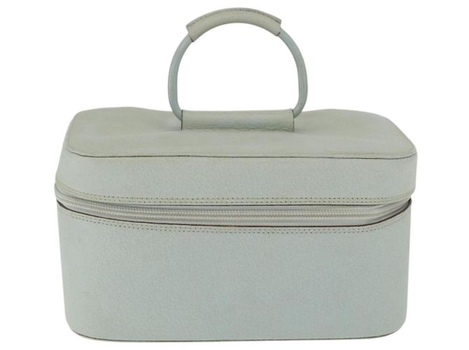 GUCCI Vanity Pouch Bolsa de Cuero Azul Claro 039 2020 0710 Auth am10333 - vista 13
