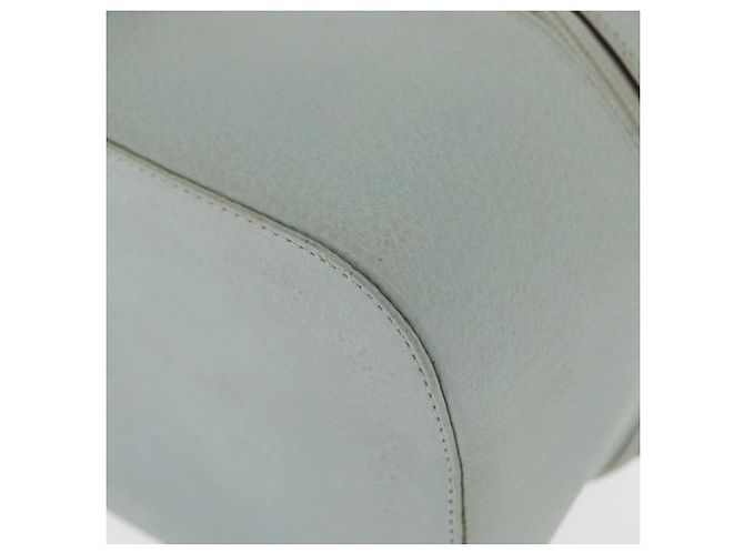 GUCCI Vanity Pouch Bolsa de Cuero Azul Claro 039 2020 0710 Auth am10333 - vista 14