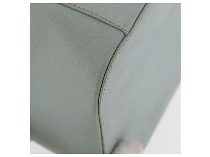 GUCCI Vanity Pouch Bolsa de Cuero Azul Claro 039 2020 0710 Auth am10333 - vista 15