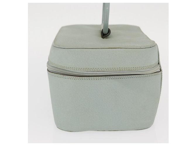GUCCI Vanity Pouch Bolsa de Cuero Azul Claro 039 2020 0710 Auth am10333 - vista 3