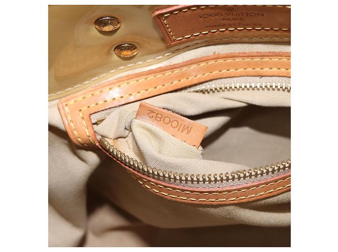 LOUIS VUITTON Monogram Vernis Reade PM Borsa a Mano Beige M91334 LV Auth 159221 - vista 12
