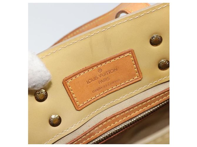LOUIS VUITTON Monogram Vernis Reade PM Borsa a Mano Beige M91334 LV Auth 159221 - vista 17