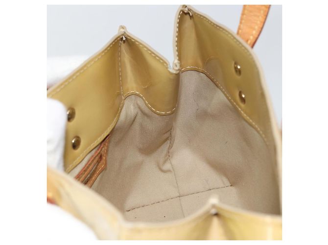 LOUIS VUITTON Monogram Vernis Reade PM Borsa a Mano Beige M91334 LV Auth 159221 - vista 18