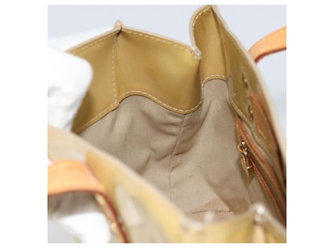 LOUIS VUITTON Monogram Vernis Reade PM Borsa a Mano Beige M91334 LV Auth 159221 - vista 19