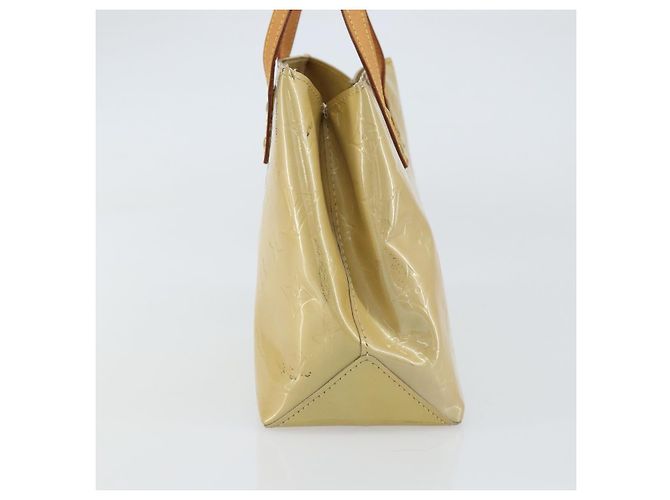 LOUIS VUITTON Monogram Vernis Reade PM Borsa a Mano Beige M91334 LV Auth 159221 - vista 4