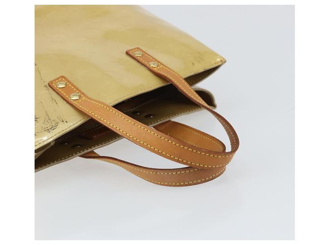 LOUIS VUITTON Monogram Vernis Reade PM Borsa a Mano Beige M91334 LV Auth 159221 - vista 7