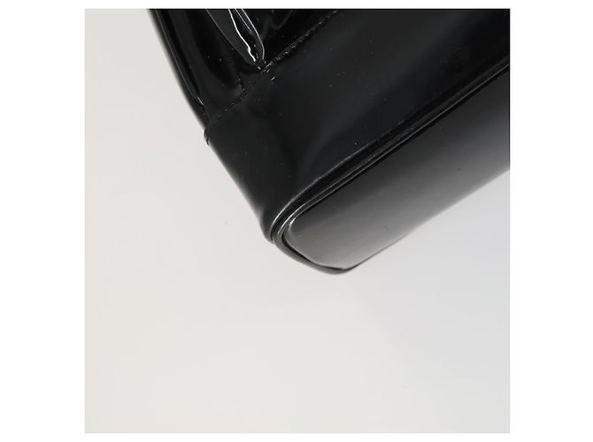 Borsa a Spalla GUCCI Bamboo Smalto Nero Oro Auth bs32059 D'oro - vista 15
