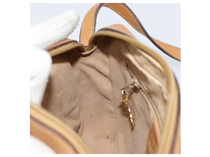 Gucci Borsa a Spalla Micro GG Supreme PVC Beige Oro 007 23 0017 Auth 160479 D'oro - vista 20