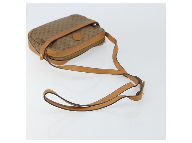 Gucci Borsa a Spalla Micro GG Supreme PVC Beige Oro 007 23 0017 Auth 160479 D'oro - vista 7