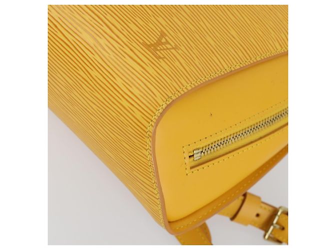 LOUIS VUITTON Mochila Epi Mabillon Amarilla M52239 LV Auth 157244 Amarillo - vista 16