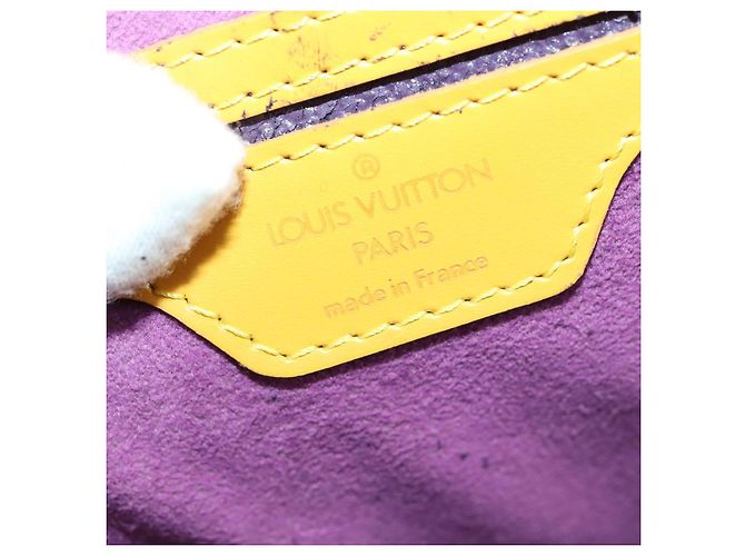LOUIS VUITTON Mochila Epi Mabillon Amarilla M52239 LV Auth 157244 Amarillo - vista 22