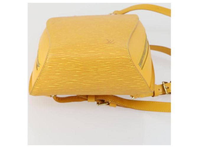 LOUIS VUITTON Mochila Epi Mabillon Amarilla M52239 LV Auth 157244 Amarillo - vista 5