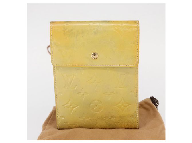 LOUIS VUITTON Borsa a spalla Kenmare Monogram Vernis Grigio M91060 LV Auth BA8813 - vista 12